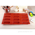 12 Cavity Fiberglass Nonstick Perforated Silicone Bread Mold